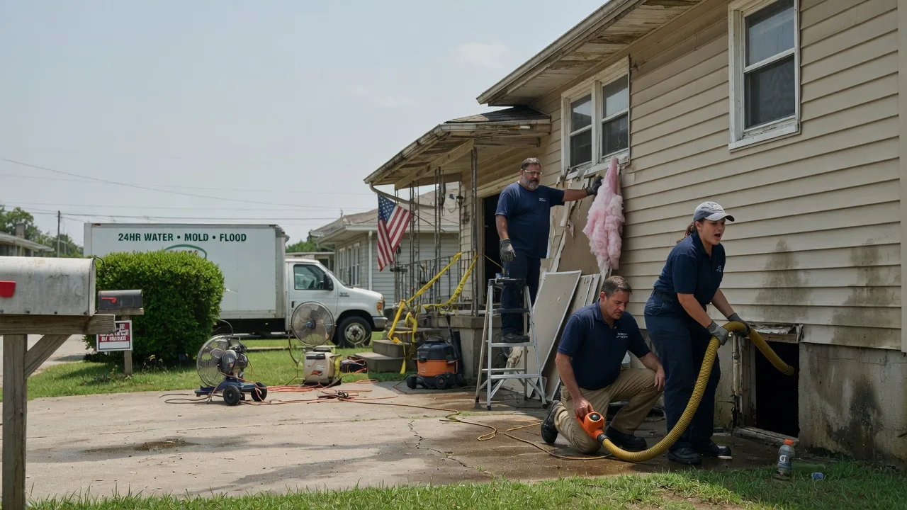 Water Damage Repair in West Newton, IN near me